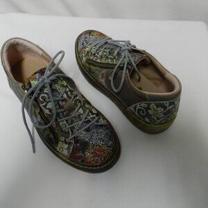 L'Artiste by Spring Step Leather Lace-Up Casual Sneaker  Danli Comfort Size 36 6